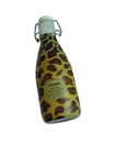 Καφετί Leopard της PET που τυπώνεται συρρικνώνεται τις ετικέτες μανικιών για τα μπουκάλια ποτών μωρών