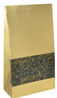 Κλασική συσκευασία εγγράφου της Kraft συνήθειας για τις τσάντες τσαγιού, επίπεδο κατώτατο σημείο