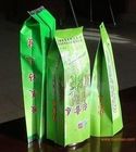 Υγρασία - Gusset απόδειξης δευτερεύουσες τσάντες τσαγιού που συσκευάζουν με την εγκοπή δακρυ'ων, πράσινη