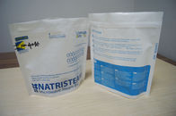 Προσαρμοσμένη τοποθετημένη σε στρώματα τσάντα φύλλων αλουμινίου αργιλίου/Resealable κενή σακούλα μικροκυμάτων βαθμού τροφίμων