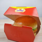 Επί παραγγελία κιβώτιο εγγράφου για τη συσκευασία της Burger King, κιβώτιο εγγράφου χάμπουργκερ για το εστιατόριο