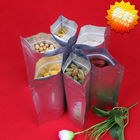 Τυπωμένη συνήθεια Ziplock Mylar τσάντα Mylar τσαντών κόκκινη με το μέγεθος στάσεων για τη συσκευασία αποθήκευσης τροφίμων