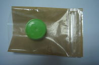 Μίνι τσάντα η διαφανής μπροστινή Pet τροφίμων φερμουάρ/αντιστατική τσάντα pe με το κατώτατο σημείο ανοικτό