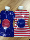 Leakproof επαναχρησιμοποιήσιμες σακούλες παιδικών τροφών με το κατώτατο διπλό φερμουάρ