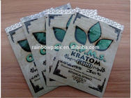 Ziplock εκτύπωσης αποσπασμάτων OPMS Kratom βοτανική χρυσή πλαστική τσάντα για τις κάψες cannabinoids kratom