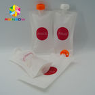 Ziplock διαφανείς ριγμένες σακούλες που συσκευάζουν για το χυμό φρούτων/το γάλα