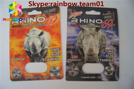 rhino7 &amp; ρινόκερος 25 κενή καψών μορφής κάψα χαπιών φύλων εμπορευματοκιβωτίων μπουκαλιών χαπιών φύλων καψών εμπορευματοκιβωτίων σαφής πλαστική