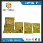 Χρυσή συσκευασία σακουλών φύλλων αλουμινίου Shinny μίνι/ερμητικώς σφραγισμένες Ziplock αλουμινίου τσάντες