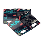 ΗΠΑ Αγορά σεξουαλικών χάπιας χαρτί φουσκάλες κάρτα Πακέτο για ρινόκερο 69 / Τίγρης / Μαύρο Mamba χάπια