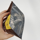 Προσαρμοσμένο Ματ μεταλλικό φινίρισμα Αλουμινίου Foil Doypack Stand Up Zipper Pouch πλαστικό σνακ τσάντα τροφίμων