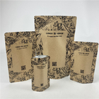 Προωθητικό Stand Up Pouch Τροφική Θερμική Σφραγίδα Τυπωμένη Βιοδιασπώμενη Τροφή Custom Kraft Paper Bag με Zipper
