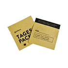 Προσαρμοσμένα τυπωμένα σακίδια δείγματος καφέ χαλαρού τσαγιού 8x8cm Kraft Paper Bag Ανακυκλώσιμο Kraft Paper Bag Προσαρμοσμένα