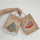 Προσαρμοσμένες τσάντες χαρτιού με σχοινί για δώρα/έπιπλα/αγορές Περιβαλλοντικά φιλικές και προσιτές