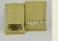 Τρεις δευτερεύουσες προσαρμοσμένες σφραγίδα τσάντες εγγράφου για τους σπόρους καρυδιών/τη σκόνη καφέ