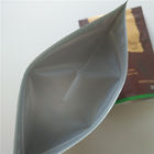 Resealable τσάντες τσαγιού που συσκευάζουν τη στάση φύλλων αλουμινίου αργιλίου επάνω στην τσάντα καφέ με τη βαλβίδα