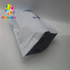 Reclosable πλαστικές σακούλες φερμουάρ που συσκευάζουν τις διπλές πλαισιωμένες ασφαλείς τσάντες τροφίμων μεταλλινών χρυσές επίπεδες