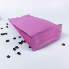 Η προσαρμοσμένη στάση επάνω στη σακούλα φερμουάρ τοποθετεί το δευτερεύοντα Gusset καφέ σε σάκκο που συσκευάζει το χρώμα CYMK