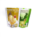 Πλαστικές σακούλες τροφών κοτόπουλου που συσκευάζουν τη φιλική τοποθετημένη σε στρώματα Bopp υφαμένη φερμουάρ τσάντα Eco