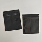 Επαναχρησιμοποιήσιμο βοτανικό θυμίαμα σακουλιών Bpa ελεύθερο μαύρο που συσκευάζει τις στιλπνές τσάντες φερμουάρ φύλλων αλουμινίου αλουμινίου