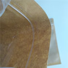 Ανακυκλώσιμος ανθεκτικός τσαντών εγγράφου συνήθειας μαξιλαριών σακουλιών καφέ σπόρου κερασιών με το παράθυρο