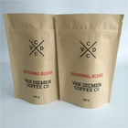 Προσαρμοσμένη τσάντα εγγράφου που συσκευάζει τη φυτική Ziplock σπόρων απόδειξη μυρωδιάς βαλβίδων για τον καφέ/το τσάι