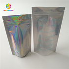 Προσαρμοσμένες τσάντες εγγράφου ολογραμμάτων Mylar φερμουάρ για τα προϊόντα καλλυντικών κόλλας Eyelash