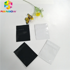 Σαφής μπροστινή σακούλα φύλλων αλουμινίου ολογραμμάτων που συσκευάζει ανακυκλώσιμο Ziplock τριών δευτερεύον τσαντών σφραγίδων