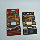 Συσκευασία φουσκαλών επίδειξης συσκευασίας καρτών φουσκαλών της Zen Premizer για το αρσενικό πακέτο χαπιών αυξήσεων