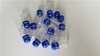 Σαφές πλαστικό ζωηρόχρωμο μέταλλο ΚΑΠ εμπορευματοκιβωτίων καψών ρινοκέρων Bottless χαπιών για τις τρισδιάστατες κάρτες