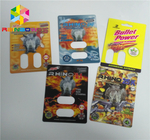 Κάρτα φουσκαλών χρώματος CMYK που συσκευάζει την επίδειξη κιβωτίων συσκευασίας προϊόντων χαπιών εγγράφου GSM 350