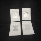 Μαύρο τυπωμένο κείμενα άσπρο υπόβαθρο σακουλών συσκευασίας κοσμημάτων για τα πακέτα Earings βραχιολιών