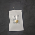 Μαύρο τυπωμένο κείμενα άσπρο υπόβαθρο σακουλών συσκευασίας κοσμημάτων για τα πακέτα Earings βραχιολιών