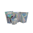 Καλλυντική Ziplock φύλλων αλουμινίου ολογραμμάτων Mylar τσαντών φερμουάρ εκτύπωσης καλλυντική πλαστική συσκευασία
