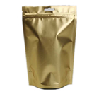 Τυπωμένο φύλλο αλουμινίου αργιλίου πλαστικών τσαντών συσκευασίας καφέ συνήθεια χρυσό πολυ Mylar