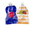 Ζωηρόχρωμοι επαναχρησιμοποιήσιμοι σωλήνες που συσκευάζουν τη σακούλα με τη διπλή κλειδαριά φερμουάρ για τις παιδικές τροφές