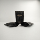 Στάσεων επάνω μαύρη της Kraft εγγράφου της Kraft εγγράφου Sealable τσαντών φερμουάρ τσάντα καφέ εγγράφου της Kraft κλειδαριών βιοδιασπάσιμη