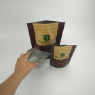 Στάση επάνω τροφίμων βαθμού στις βιοδιασπάσιμες καφέ συσκευάζοντας σακούλες τσαγιού φύλλων αλουμινίου αλουμινίου τσαντών τυπωμένες συνήθεια συσκευάζοντας