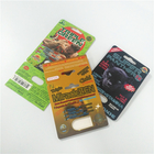 0.1mm πάχος Blister Card συσκευασία επικαλυμμένο χαρτί για παραγγελία