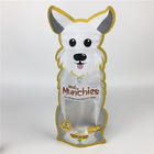 Το Resealable πλαστικό σκυλί κλειδαριών φερμουάρ συνήθειας μεταχειρίζεται τη συσκευασία με τη σαφή μαλακή αφή παραθύρων των πλαστικών τσαντών   πακέτων   Mylar   3.5g