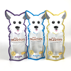 Το Resealable πλαστικό σκυλί κλειδαριών φερμουάρ συνήθειας μεταχειρίζεται τη συσκευασία με τη σαφή μαλακή αφή παραθύρων των πλαστικών τσαντών   πακέτων   Mylar   3.5g