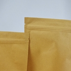 Η μόνη μόνιμη τσάντα εγγράφου Doypack Kraft για τα τρόφιμα τσιμπά το τσάι μπισκότων ξηρών καρπών