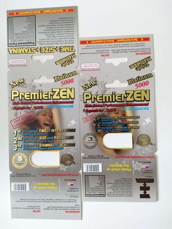 Κάρτα ενθέτων φουσκαλών φωτογραφικών διαφανειών, αρσενικά χάπια αυξήσεων που συσκευάζει, τρισδιάστατη συσκευασία χαπιών φύλων από τη συσκευασία των τσαντών