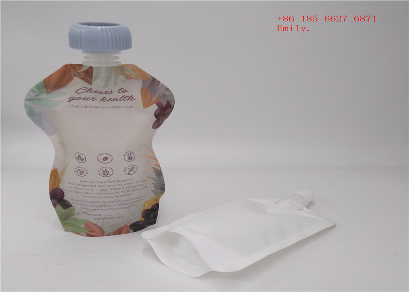 Επαναχρησιμοποιήσιμη σακούλα σωλήνων που συσκευάζει τον πλαστικό βαθμό τροφίμων συμπιέσεων για το χυμό φρούτων