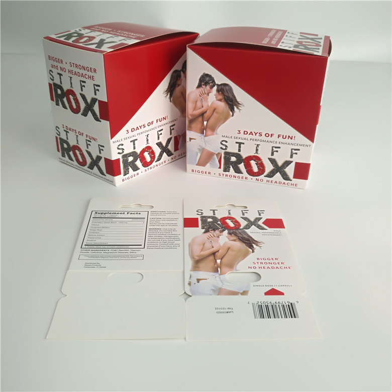 Δύσκαμπτο ROX χαπιών καψών φουσκαλών κιβώτιο επίδειξης καρτών συσκευάζοντας που τυπώνεται βιοδιασπάσιμο