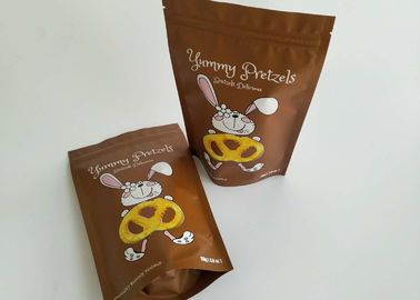 SGS οι κενές τσάντες σφραγίδων τροφίμων, στέκονται επάνω τη σακούλα φερμουάρ για την πρωτεϊνική σκόνη τσαγιού μπισκότων σοκολάτας καφέ