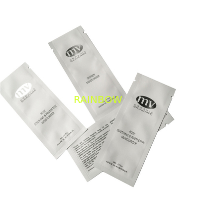 Άσπρα τυπωμένα skincare καλλυντικά συσκευάζοντας προσαρμοσμένα λογότυπο υγρά moisturizer σακούλια τσαντών