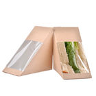 Κιβώτιο της Λευκής Βίβλου για το σάντουιτς Packagoing/κιβώτιο σάντουιτς εγγράφου ATR με το παράθυρο