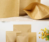 Προσαρμοσμένες τσάντες εγγράφου για τα τρόφιμα πρόχειρων φαγητών, τσάντα εγγράφου της Kraft για Popcorn με το παράθυρο