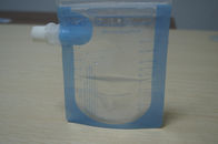 Επαναχρησιμοποιήσιμη διαφανής διπλή Ziplock BPA ελεύθερη σακούλα σωλήνων τροφίμων