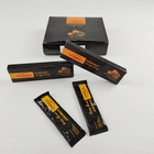 Χονδρικό μαύρο χρώμα συνήθειας που συσκευάζει το γλυκό κιβώτιο μελιού βάρους σακουλιών 22g για το ενεργειακό μέλι Vitamax